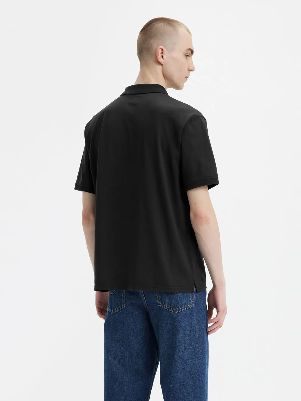 LEVI'S Men's Authentic Polo Black