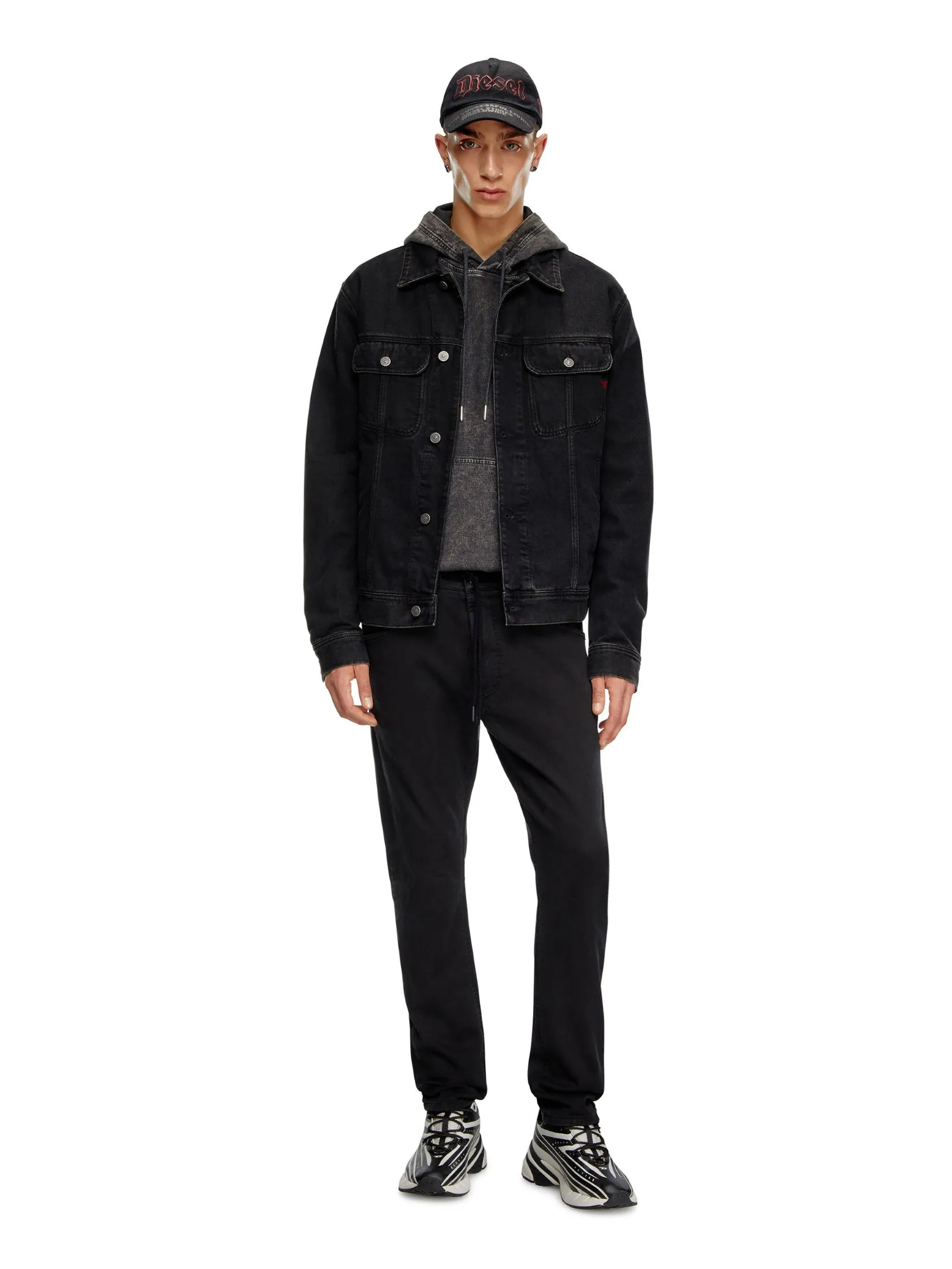 DIESEL Men Jeans Pants 2032 D-KROOLEY-B JOGG Sweat je Black