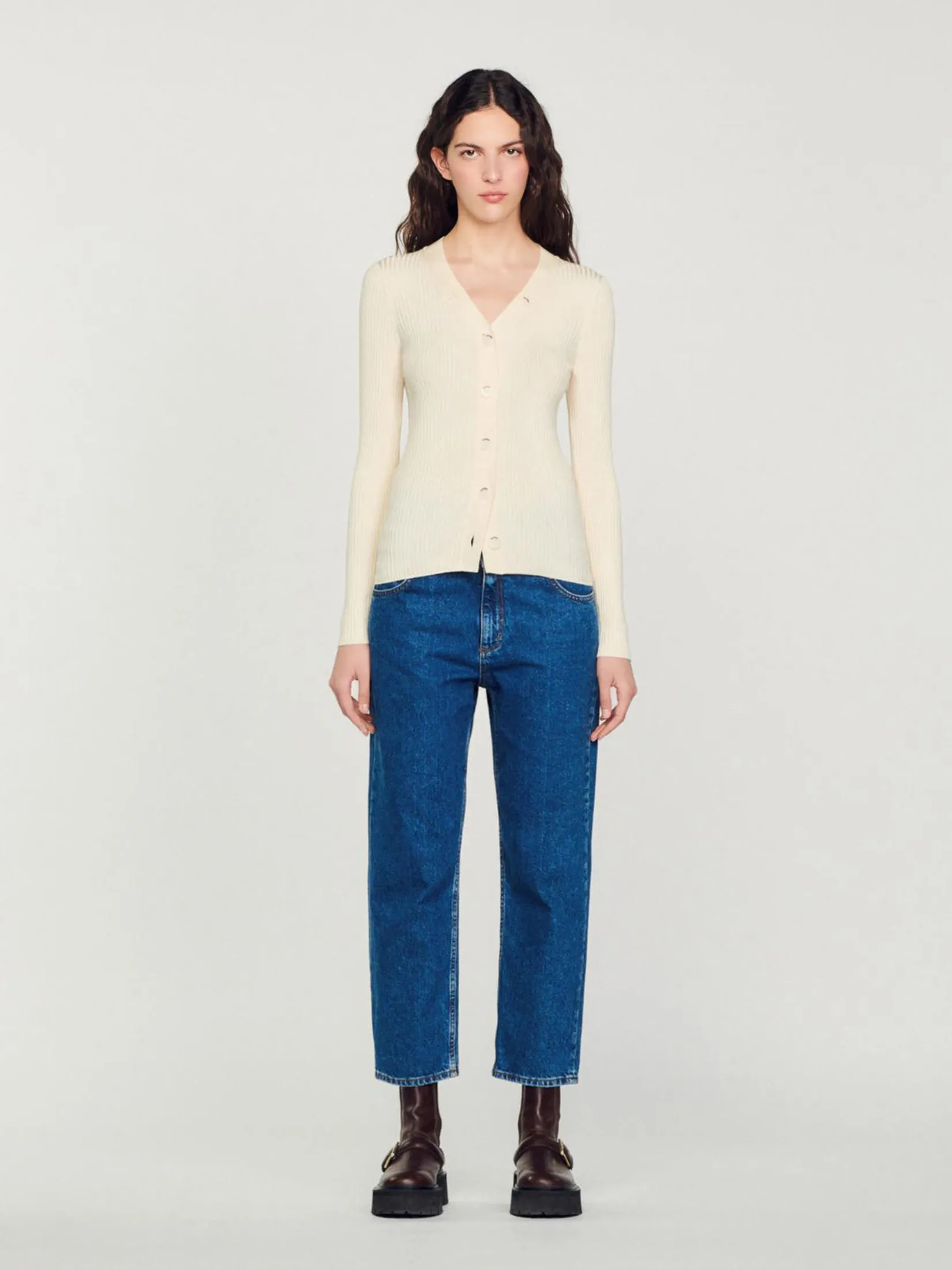 SANDRO Knitted Cardigan