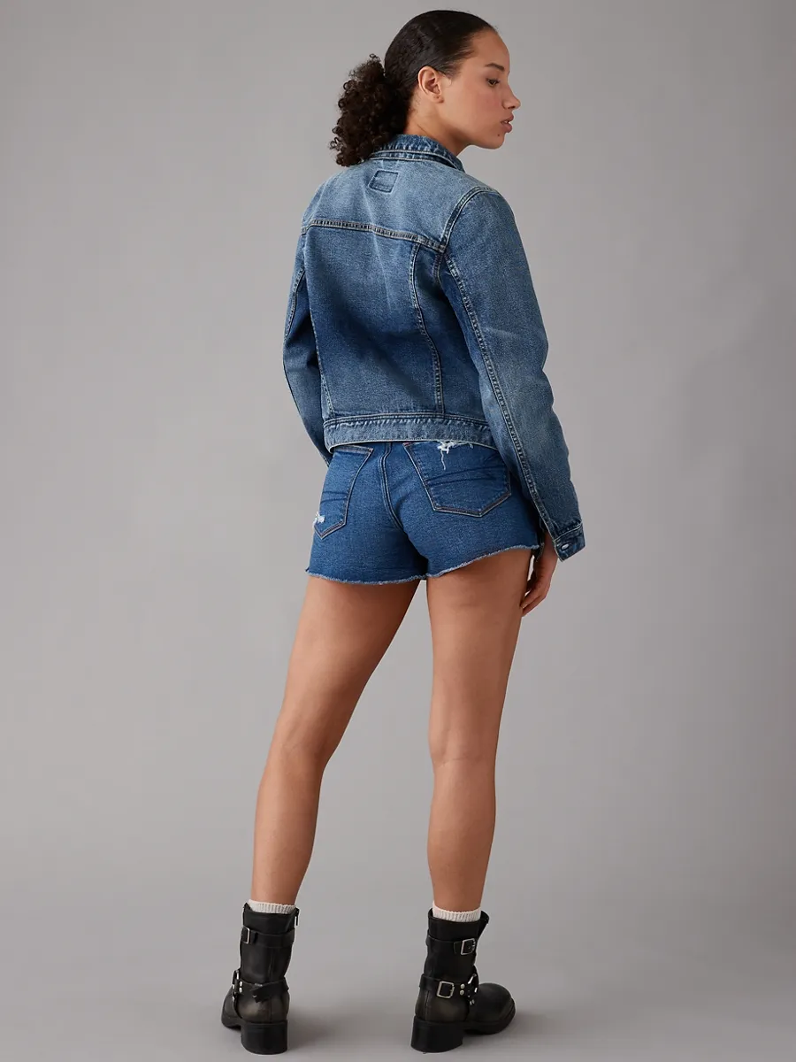 AMERICAN EAGLE WOMEN 3472 CLASSIC DENIM STRIGID 936 MEDIUM WASH