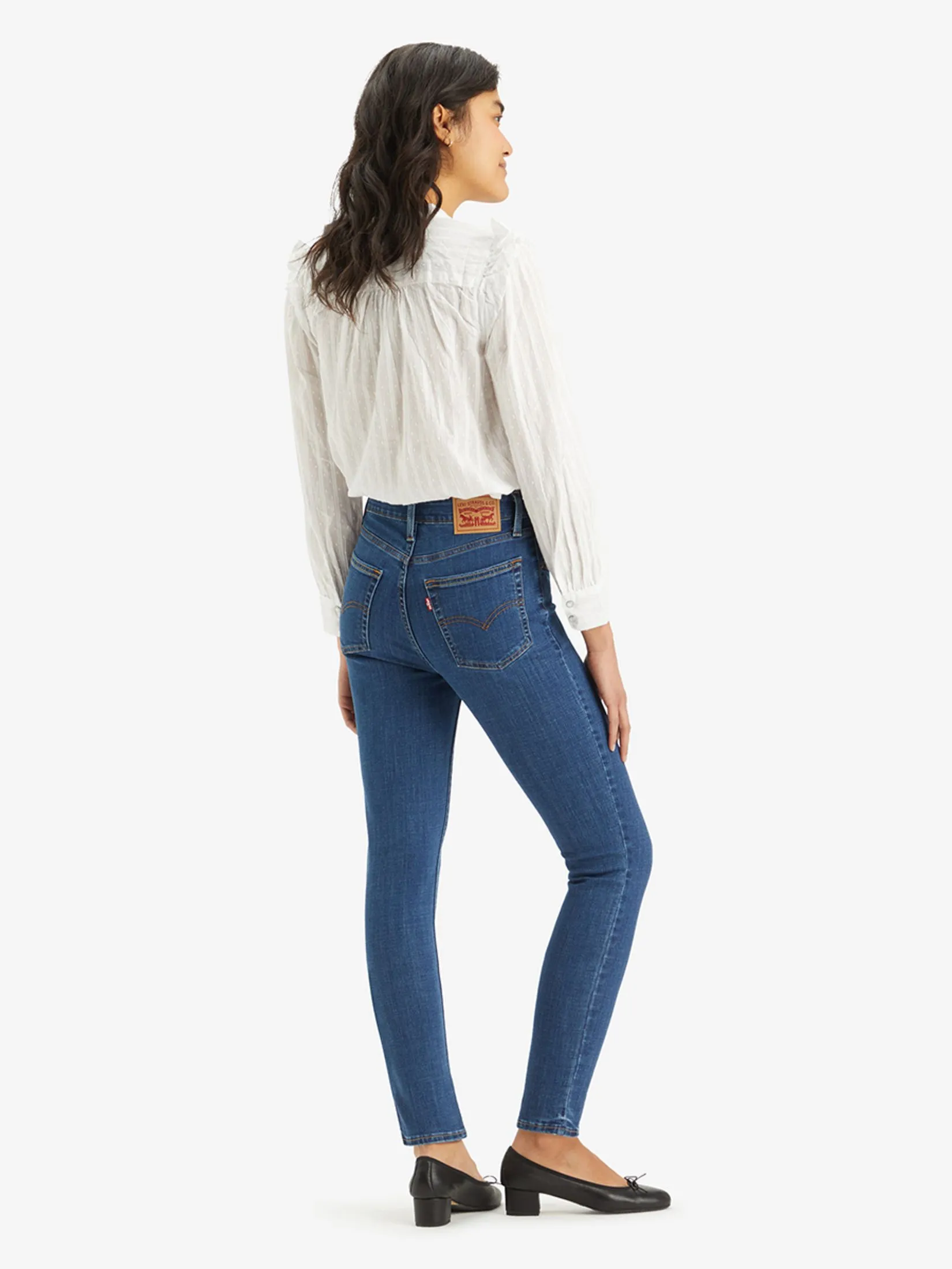 LEVI'S Women's 721 High-Rise Skinny Jeans Dark blue