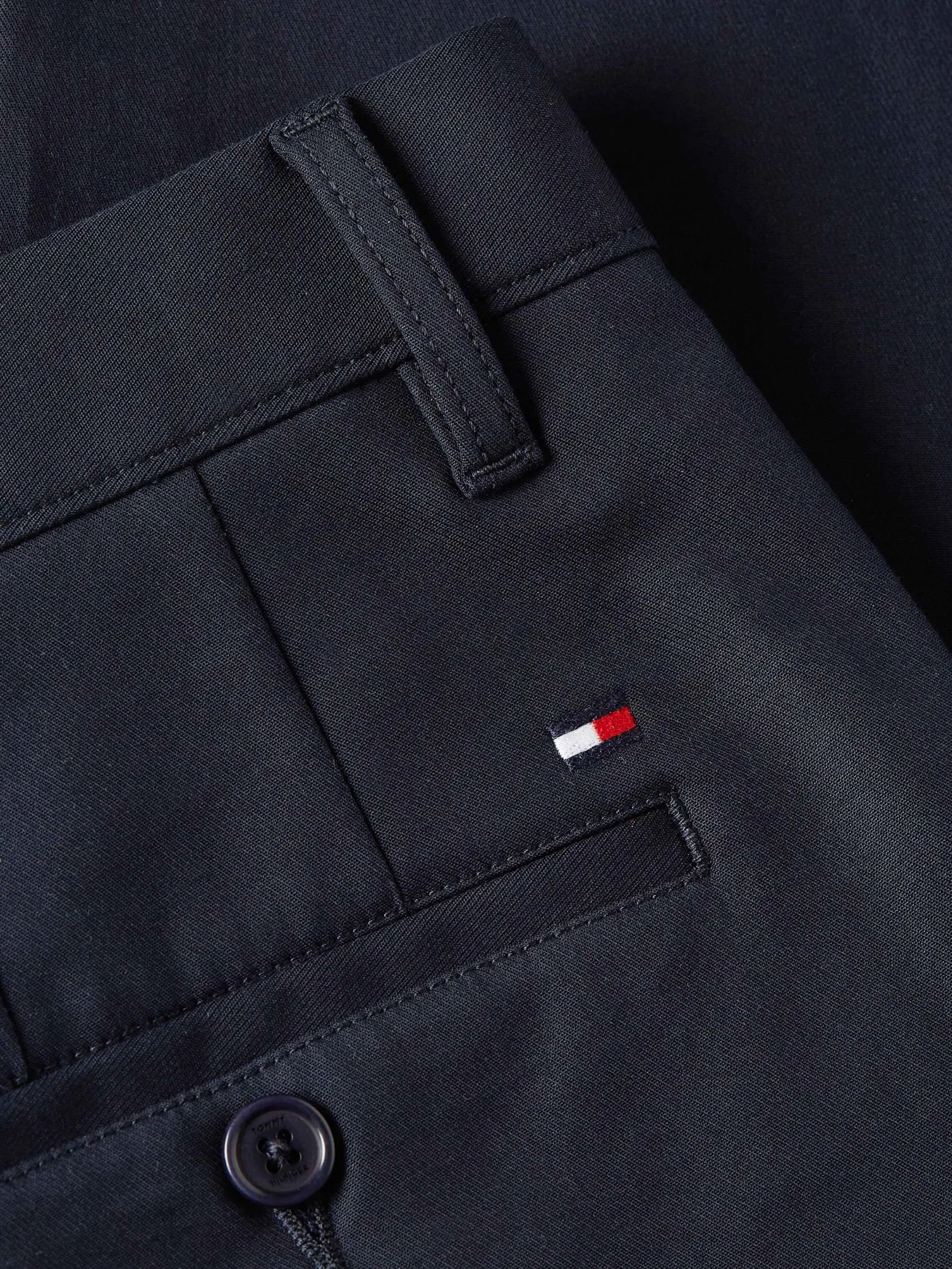 TOMMY HILFIGER MEN PANTS Blue Slim Fit