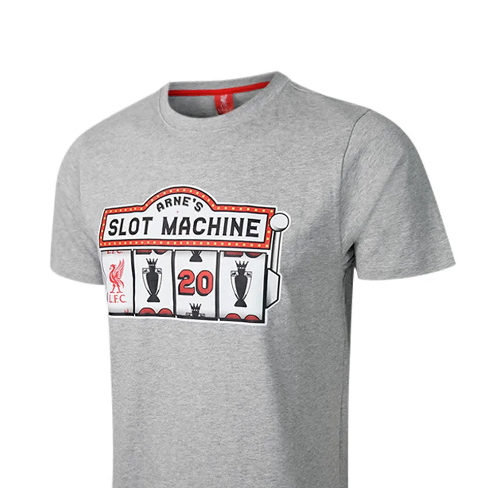 LIVERPOOL FOOTBALL CLUB Slot Machine Men Football T-Shirt Grey - LF068AP017EOTH