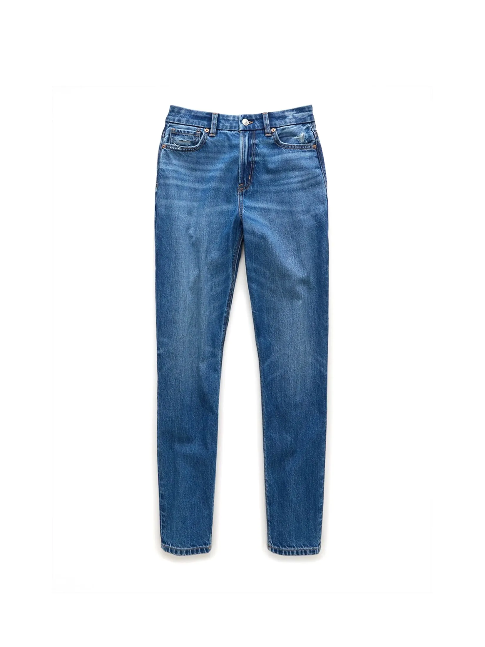 AMERICAN EAGLE WOMEN CURVY MOM JEANS 936 MEDIUM WASH