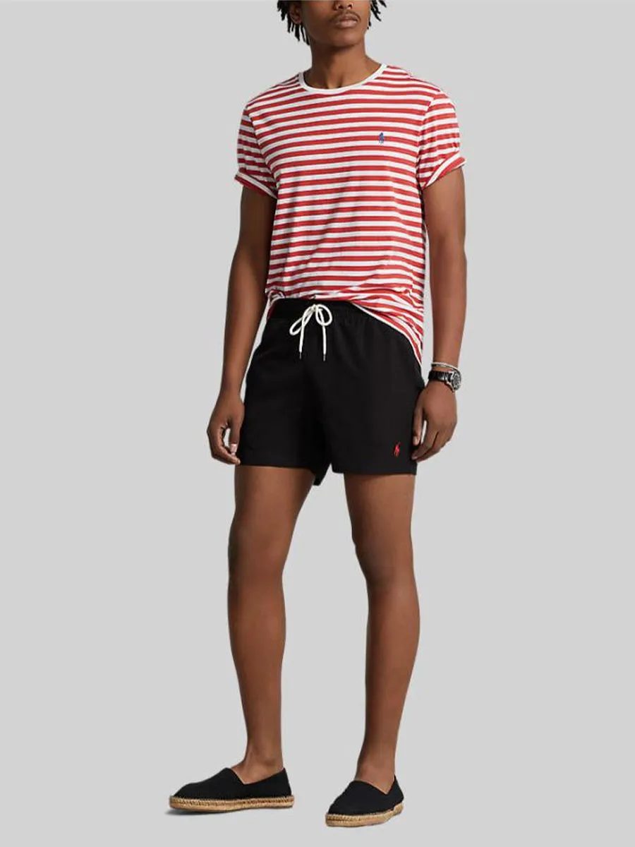 POLO RALPH LAUREN Men Trunks-5.75-Inch Traveler Classic Swim Trunk-Black