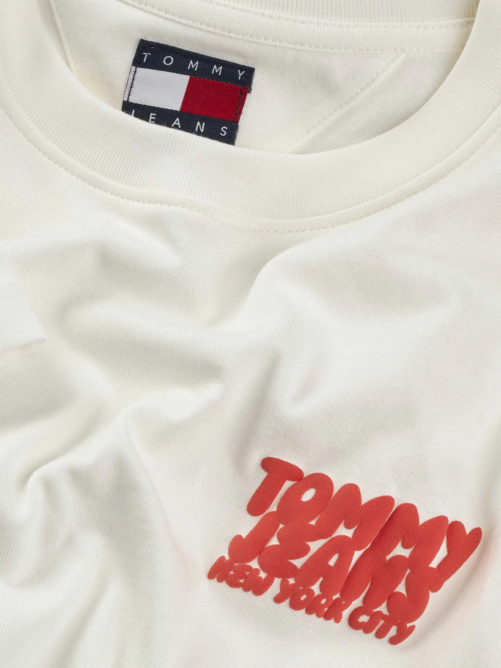 TOMMY JEANS WOMEN TEE White