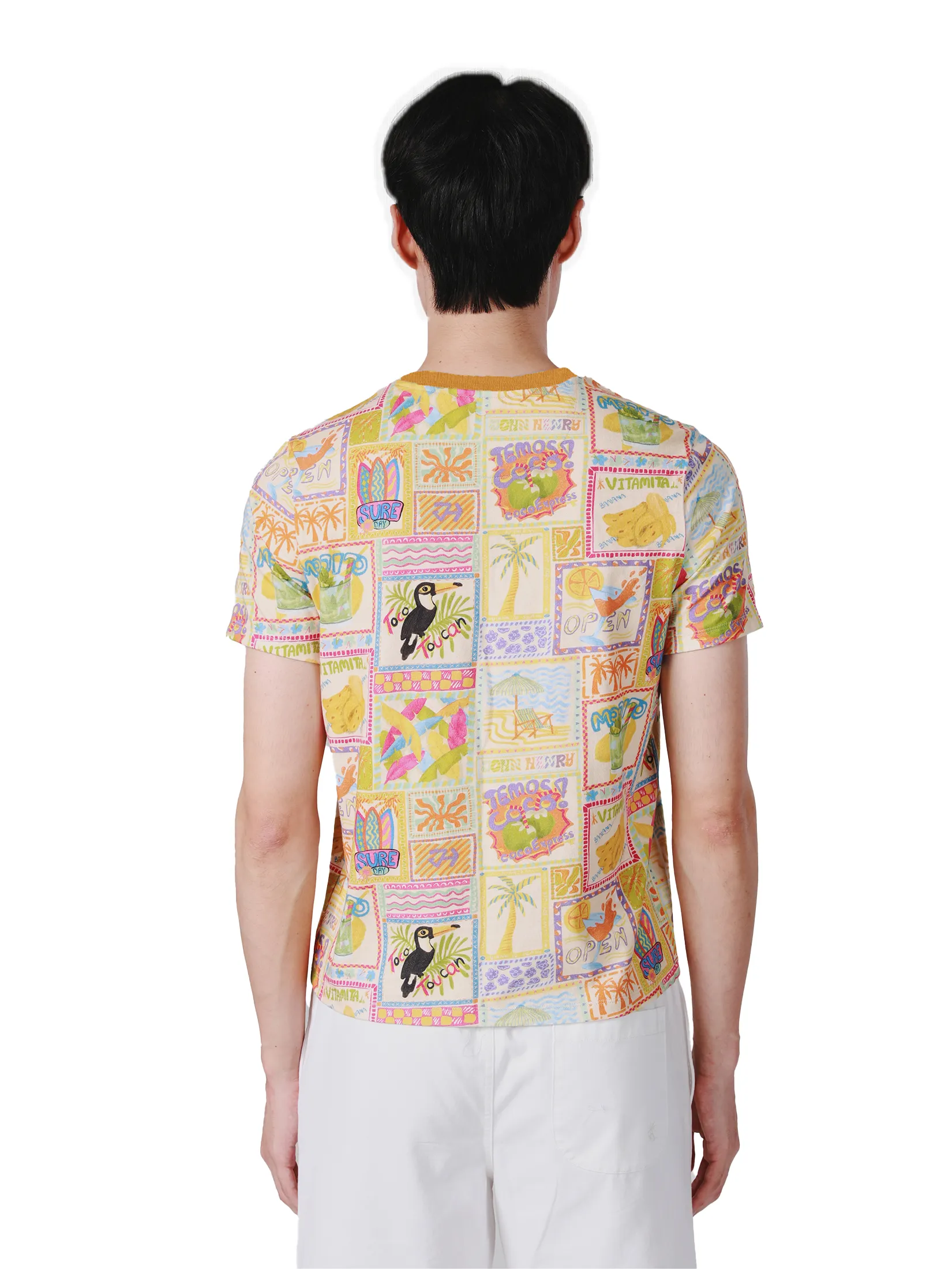 JOHN HENRY Men s T-Shirts (Slim Fit) SONGKRAN FESTIVAL Orange