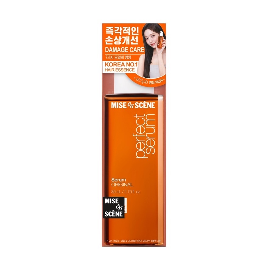 Mise En Scene Perfect Serum Original 80 Ml. เซรั่มบำรุงผม ผมแห้ง ชี้ฟู ไร้น้ำหนัก และ
