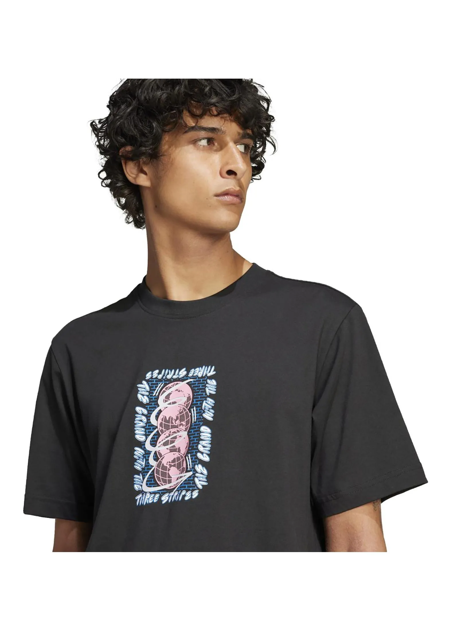 ADIDAS Men T-Shirt Trefoil Series Black