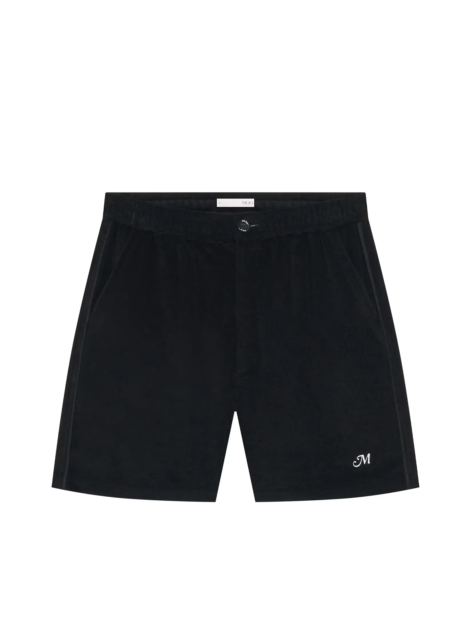 MOO [MOO 7/25] Terry Cloth Shorts Black