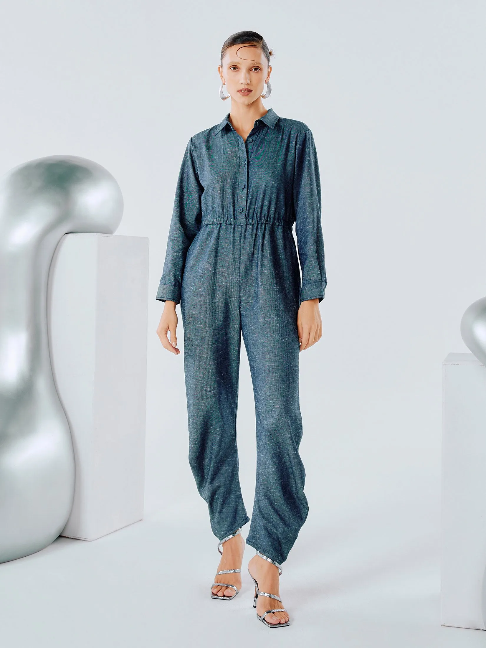 SHAKA Woman Jumpsuit The Melting Navy