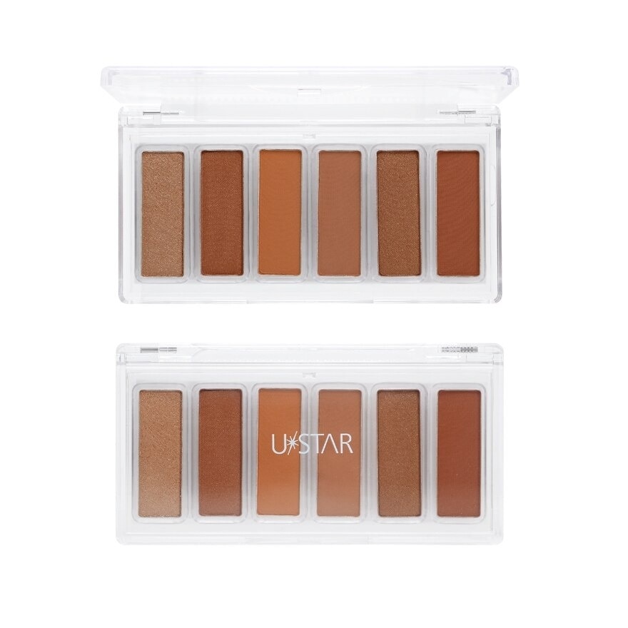 Ustar Neo Multi Eye Color Palette 6g. Chic Brown