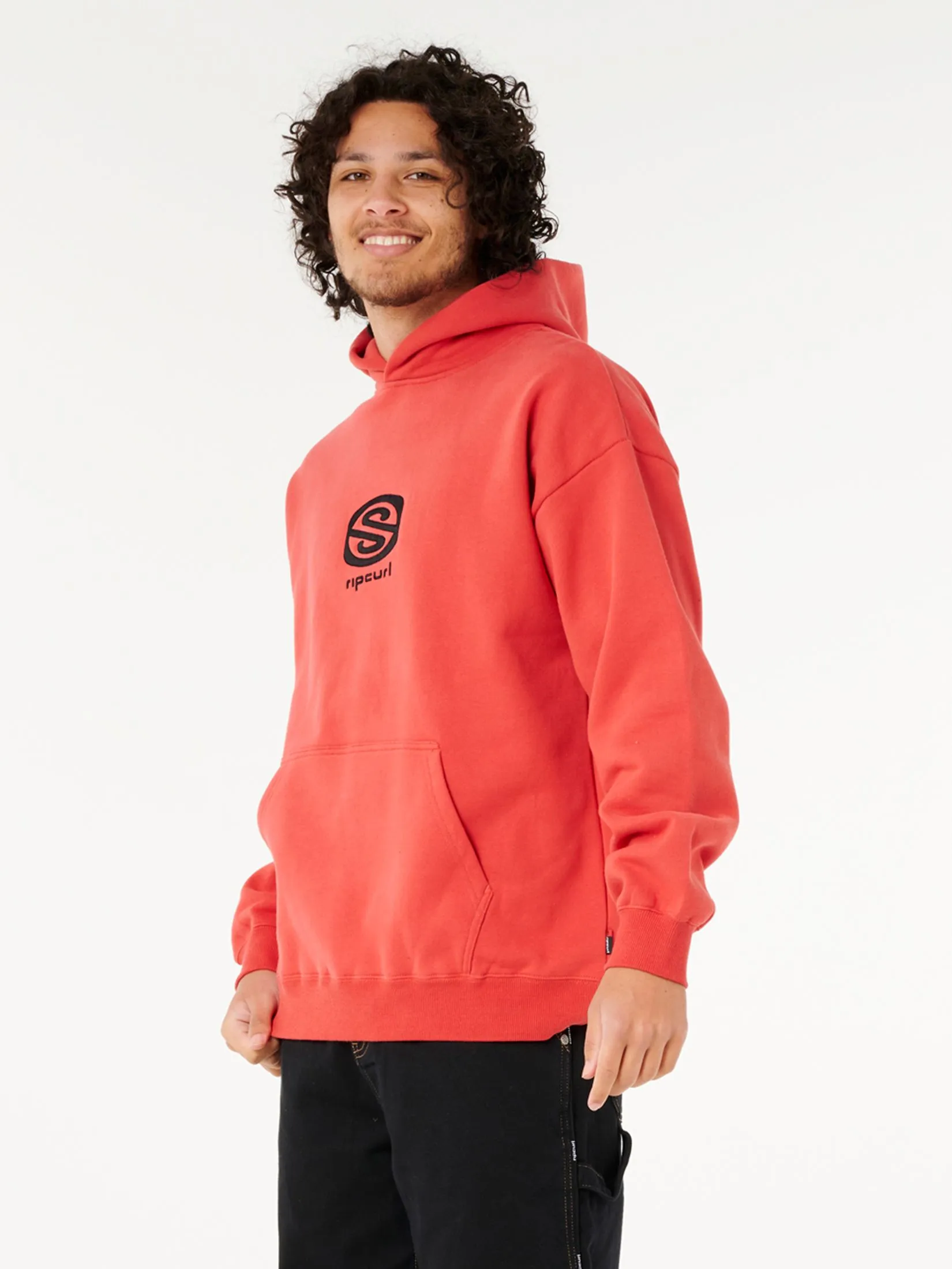 RIP CURL Men Hood Archive Cranberry