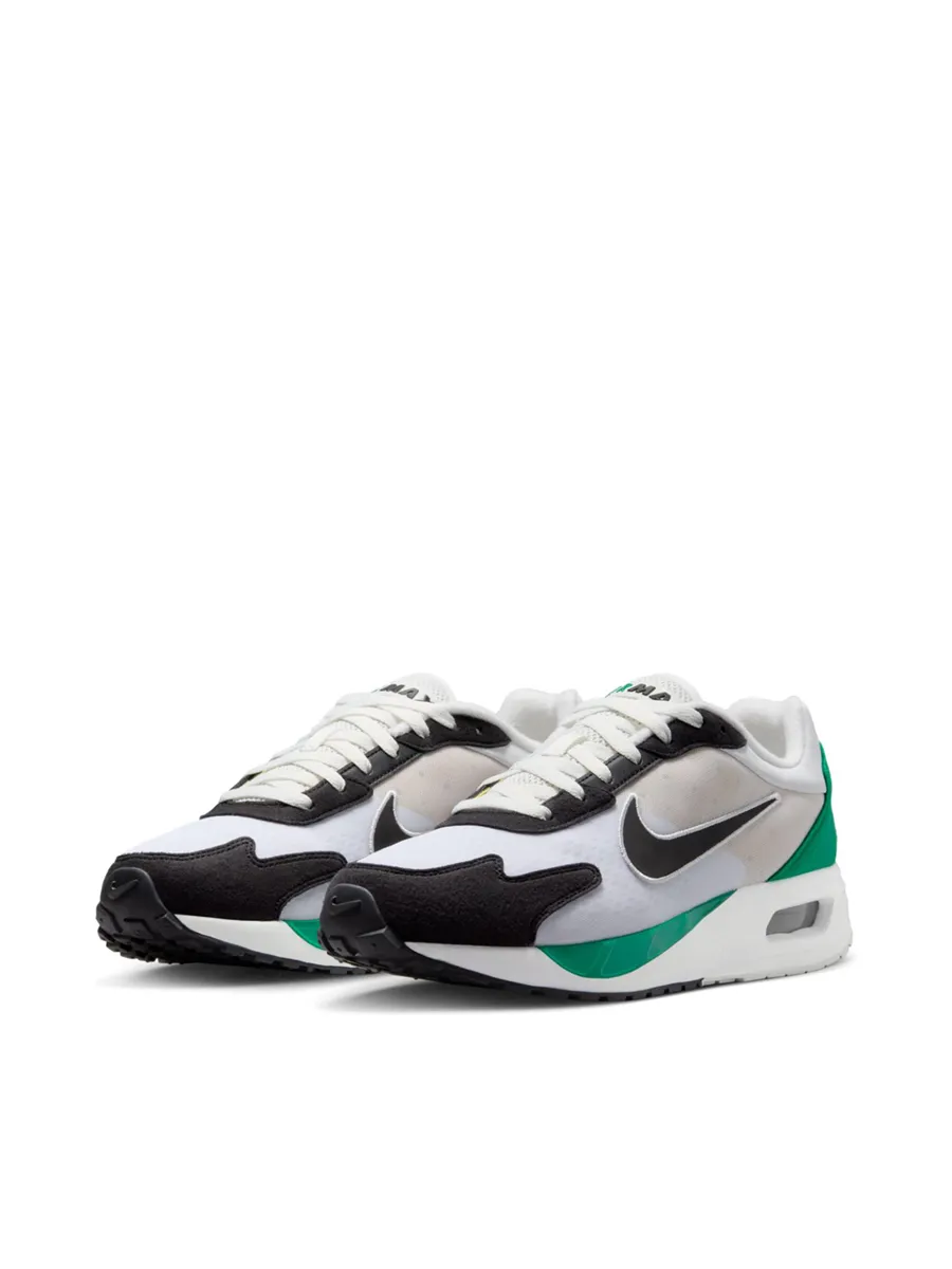 NIKE Men Sneakers Air Max Solo Summit White/Black-Malachite-Saturn Gold