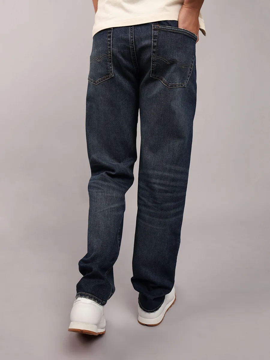 AMERICAN EAGLE MEN DARK W/ BULLETHOLES ORIGINAL STRAIGHT 009 INDIE DARK DESTROY