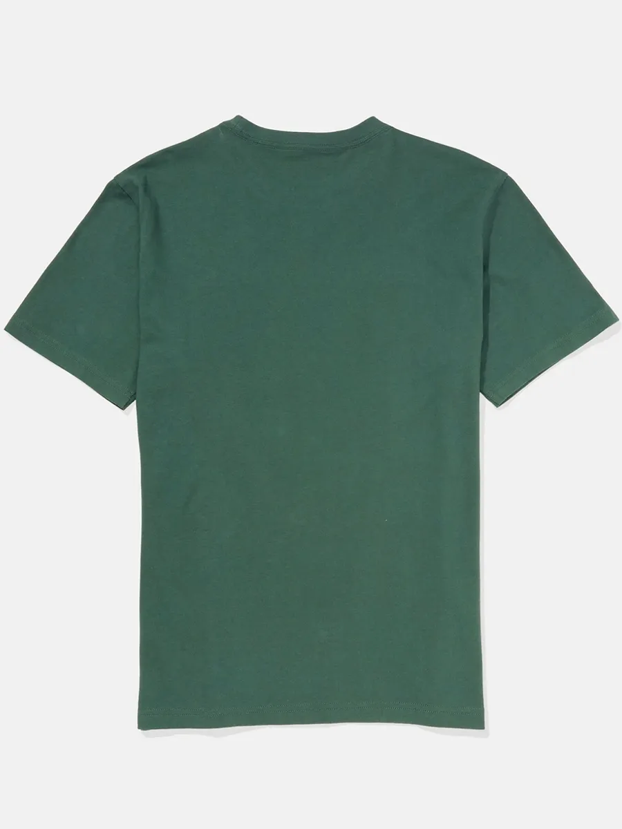 AMERICAN EAGLE MEN G INTL SS SET IN TEE- PC DYE + SERIOUSLY SOFT WASH 300 GREEN