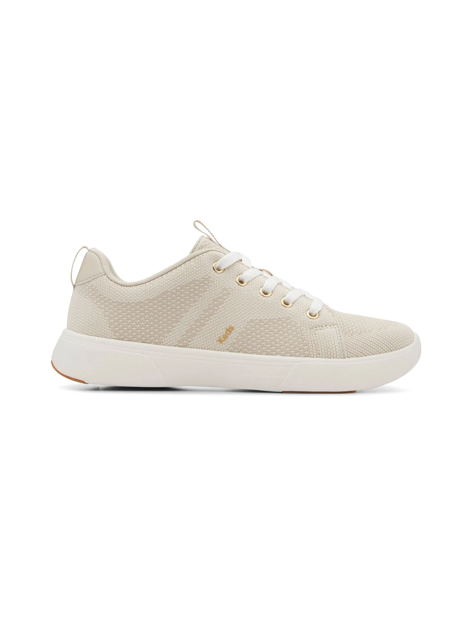 KEDS Women Blisswalk Lace Eng Knit Oatmeal
