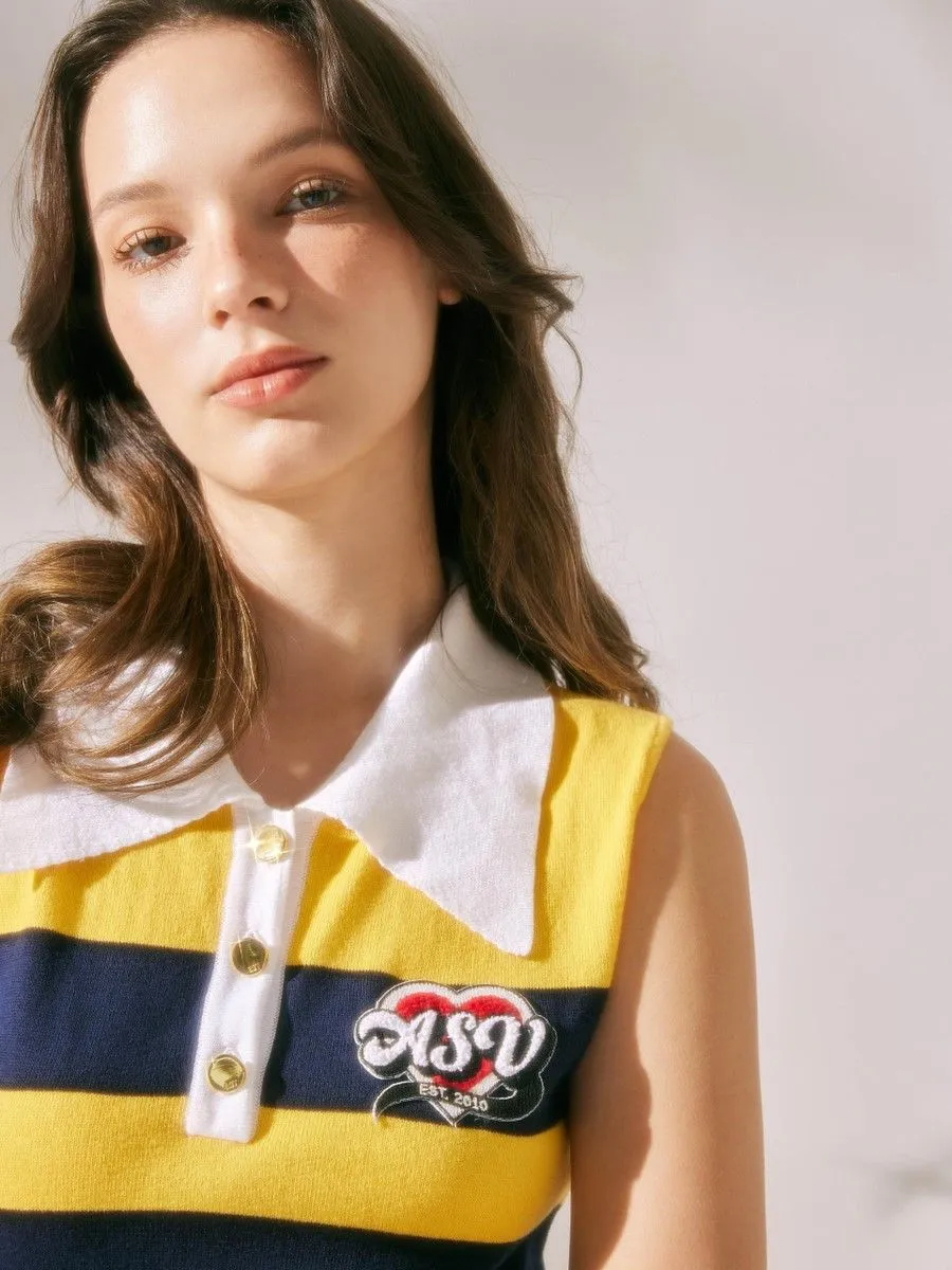 ASV (RS24) Honey Bee Women Polo Dress Yellow