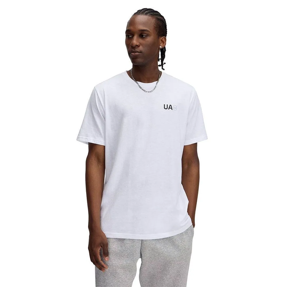 UNDER ARMOUR Men Training T-Shirt Circle Logo White - UN127AP683EGTH