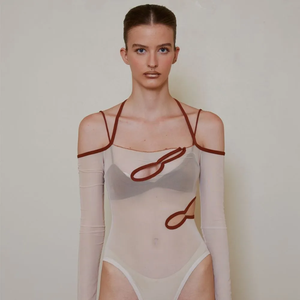 BLACKDOG BKK Cream Ashley bodysuit