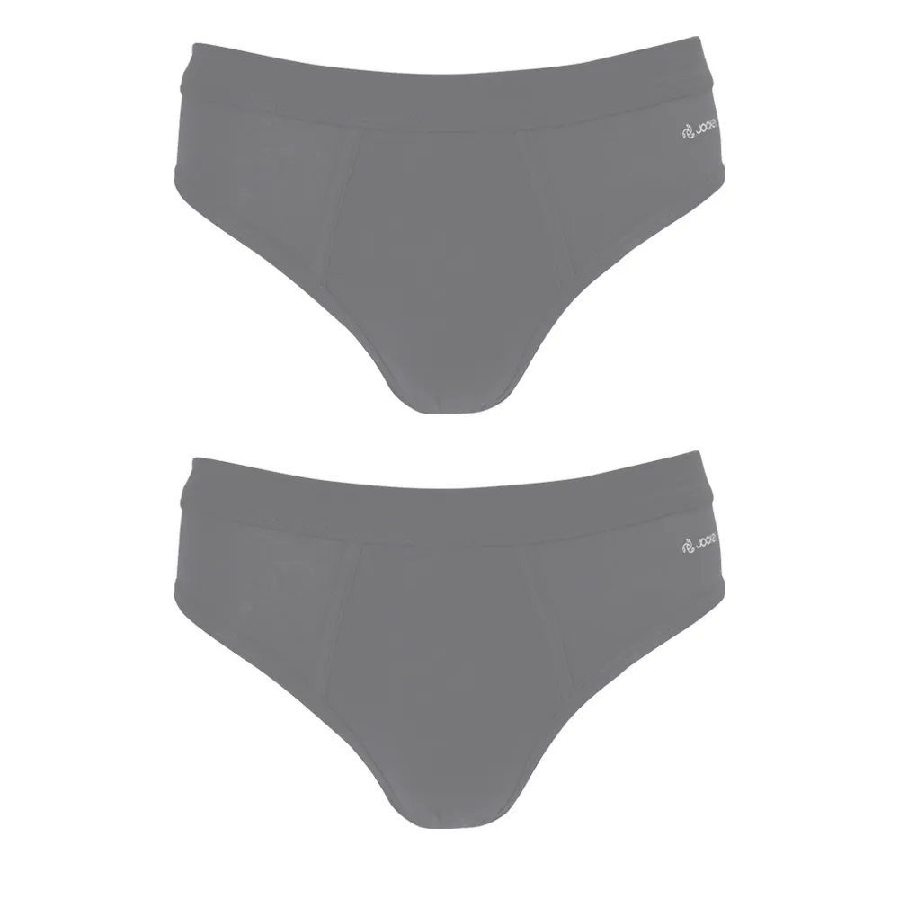 JOCKEY UNDERWEAR Underwear Cotton stretch KU 1046 Breif Grey PACK 2