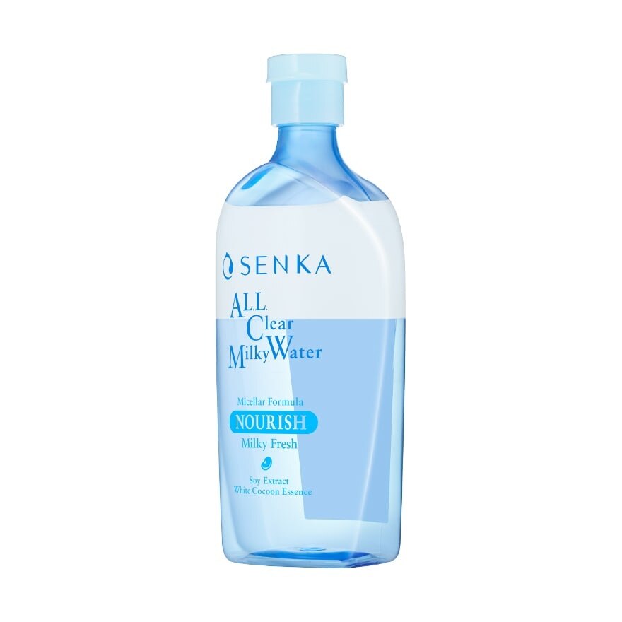 Senka A.L.L. Clear Milky Water Micellar Formula Nourish 400 Ml.