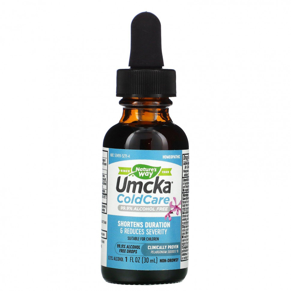 Nature's Way, Umcka, капли от простуды, 30 мл (1 жидк. унция)