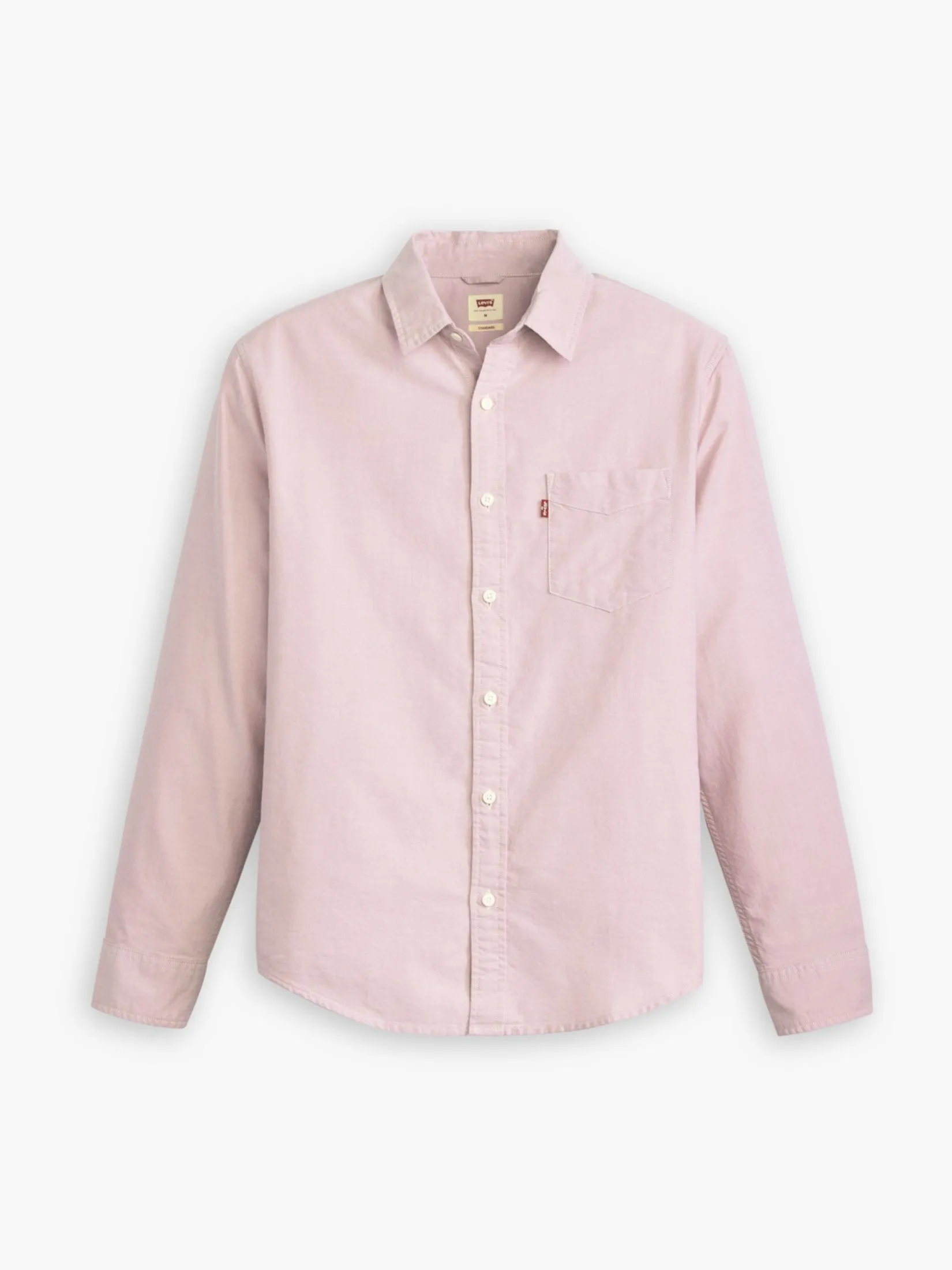 LEVI'S Men's Sunset Pocket Standard Fit Shirt Pink