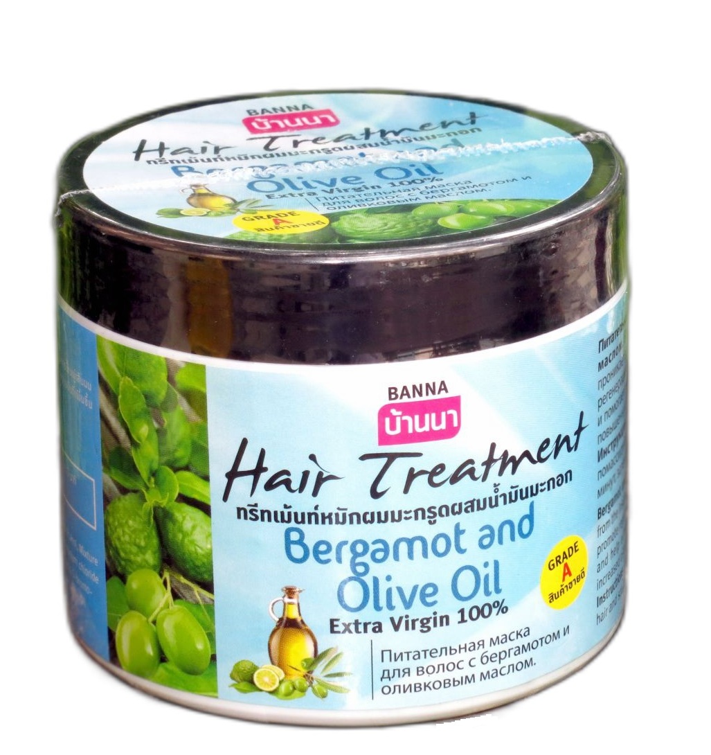 Маска с оливковым маслом и бергамотом Banna 300 мл