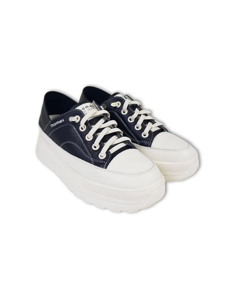 THAMES Women Sneakers Height 1.8' inch Black