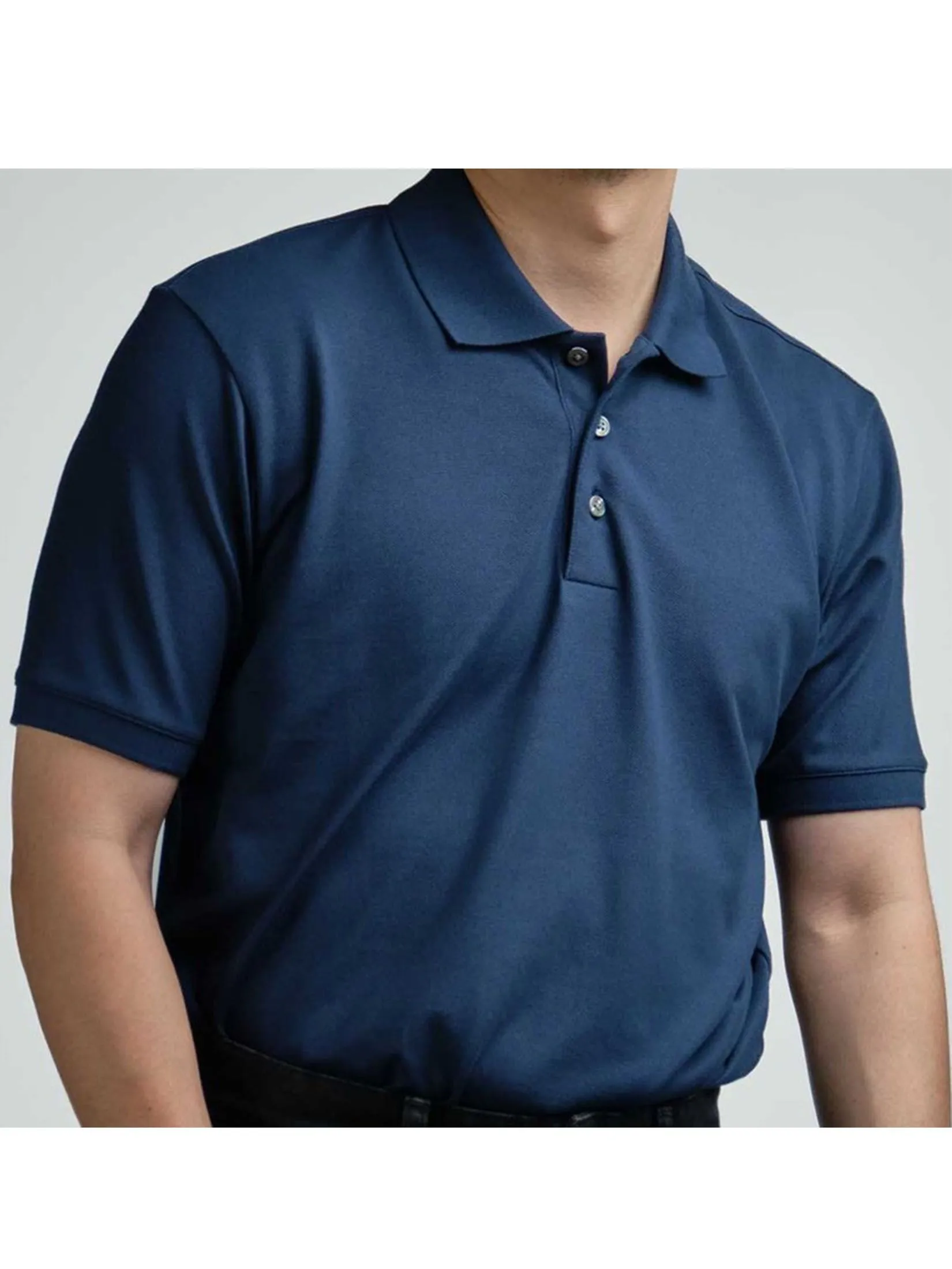 ERA-WON Men Polo Shirt Collection "Brother" Navy blue