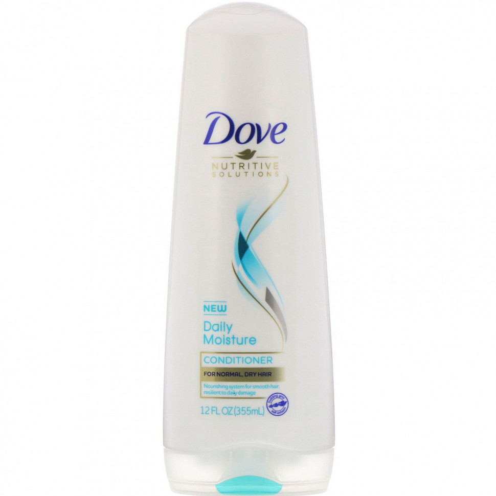 Dove, Nutritive Solutions, ежедневный увлажняющий шампунь, для нормальных и сухих волос, 355 мл (12 жидк. унций)