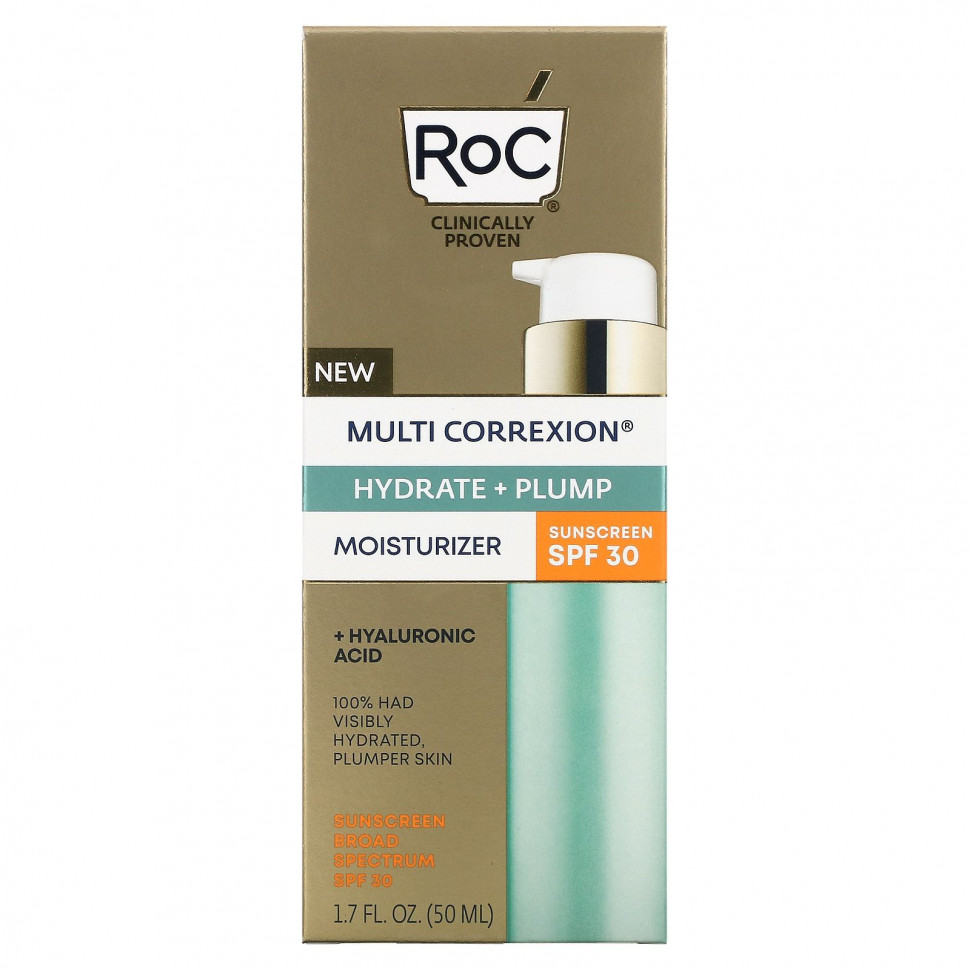 RoC, Multi Correxion, увлажняющее средство для придания объема, SPF 30, 50 мл (1,7 жидк. Унции)