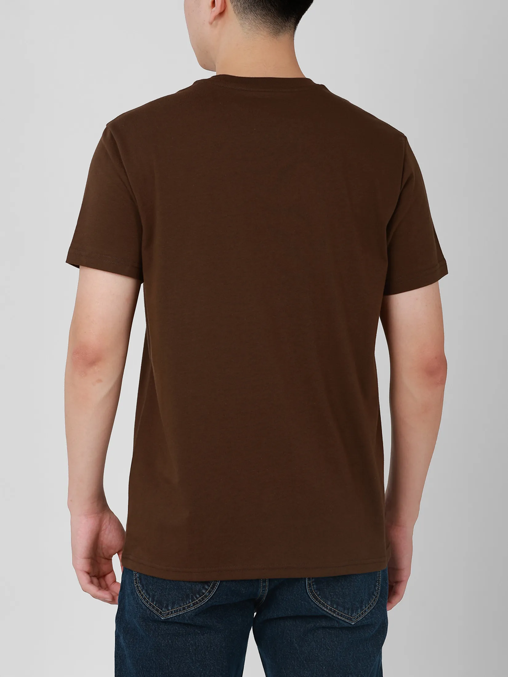 LEE Men s Tee Short Sleeve Regular Fit Brown