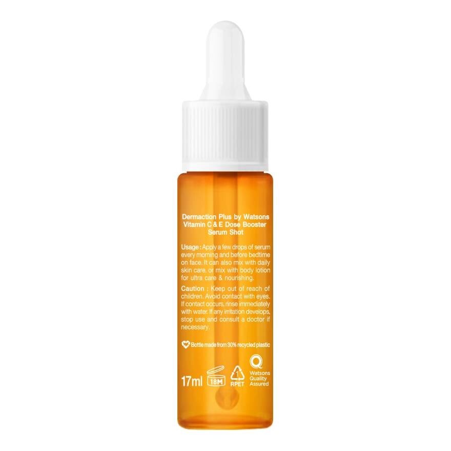 Vitamin C  E Dose Booster Serum Shot  17 ml.