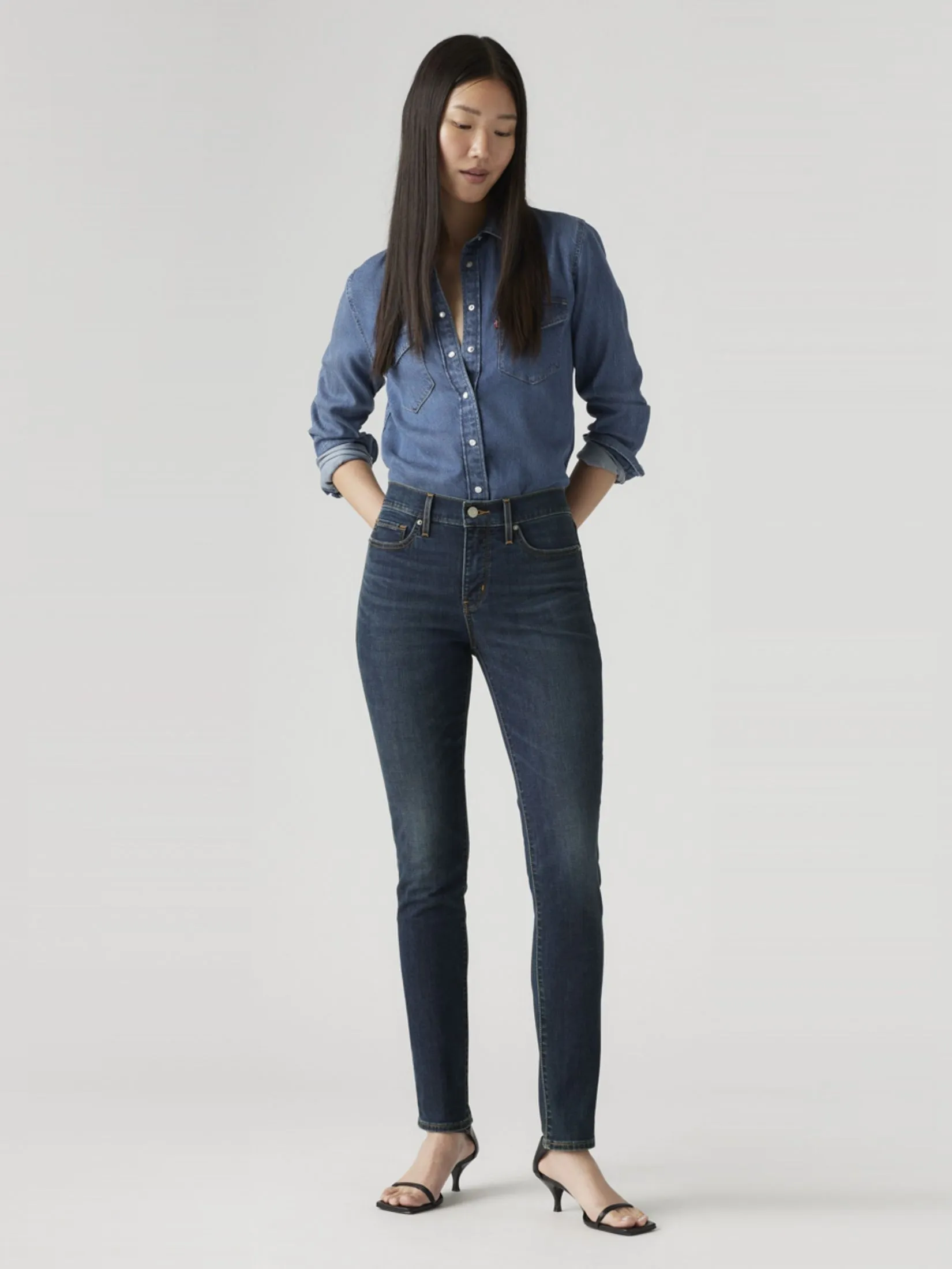 LEVI'S Women's 311 Shaping Skinny Jeans Dark blue