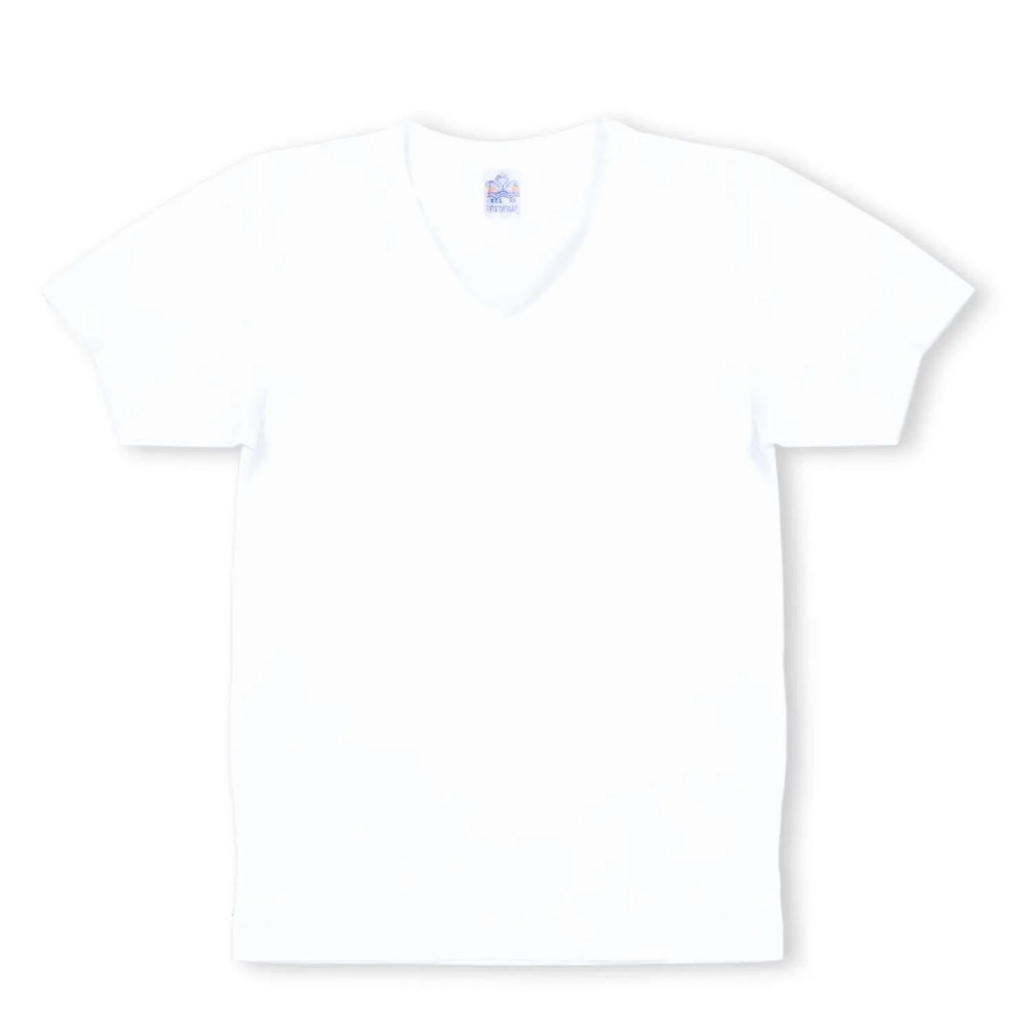 DOUBLE GOOSE Double goose classic white V-neck T-shirts pack 3 pcs.