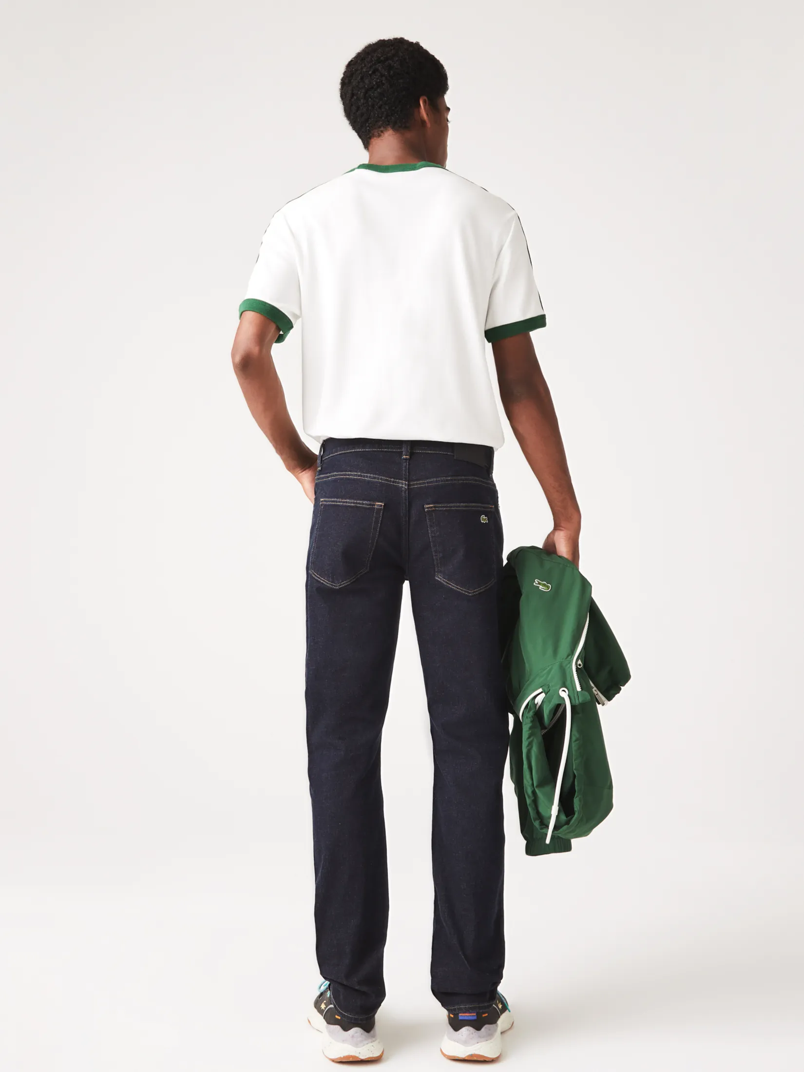 LACOSTE Men’s Lacoste Stretch Denim 5-Pocket Jeans Blue