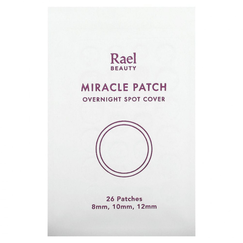 Rael, Inc., Beauty, Miracle Patch, ночное покрытие, 52 патча