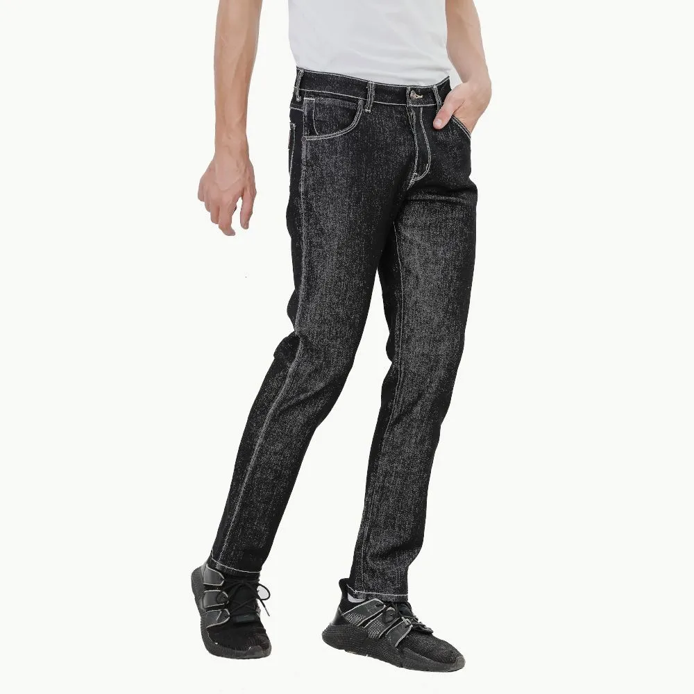 WRANGLER MEN'S JEANS WR WR15Q36Y NAVY BLUE Mid-waist regular fit (GREENSBORO)