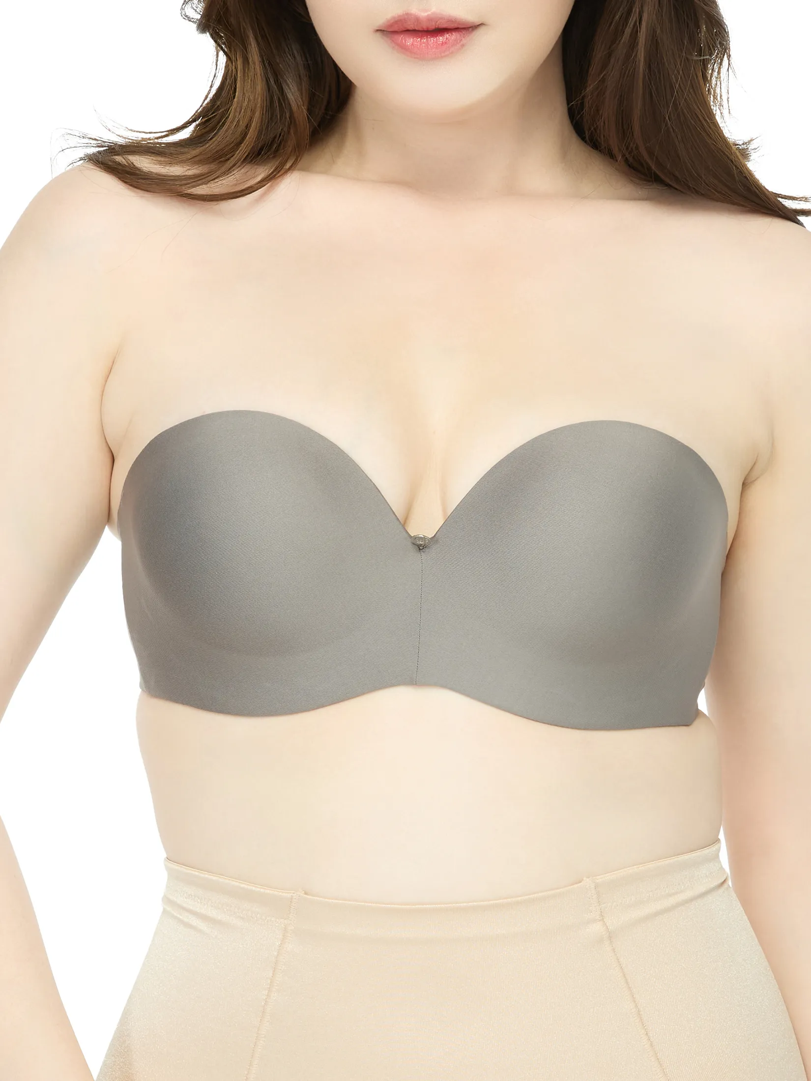 WACOAL Women Curve Diva Underwired Strapless bra Green