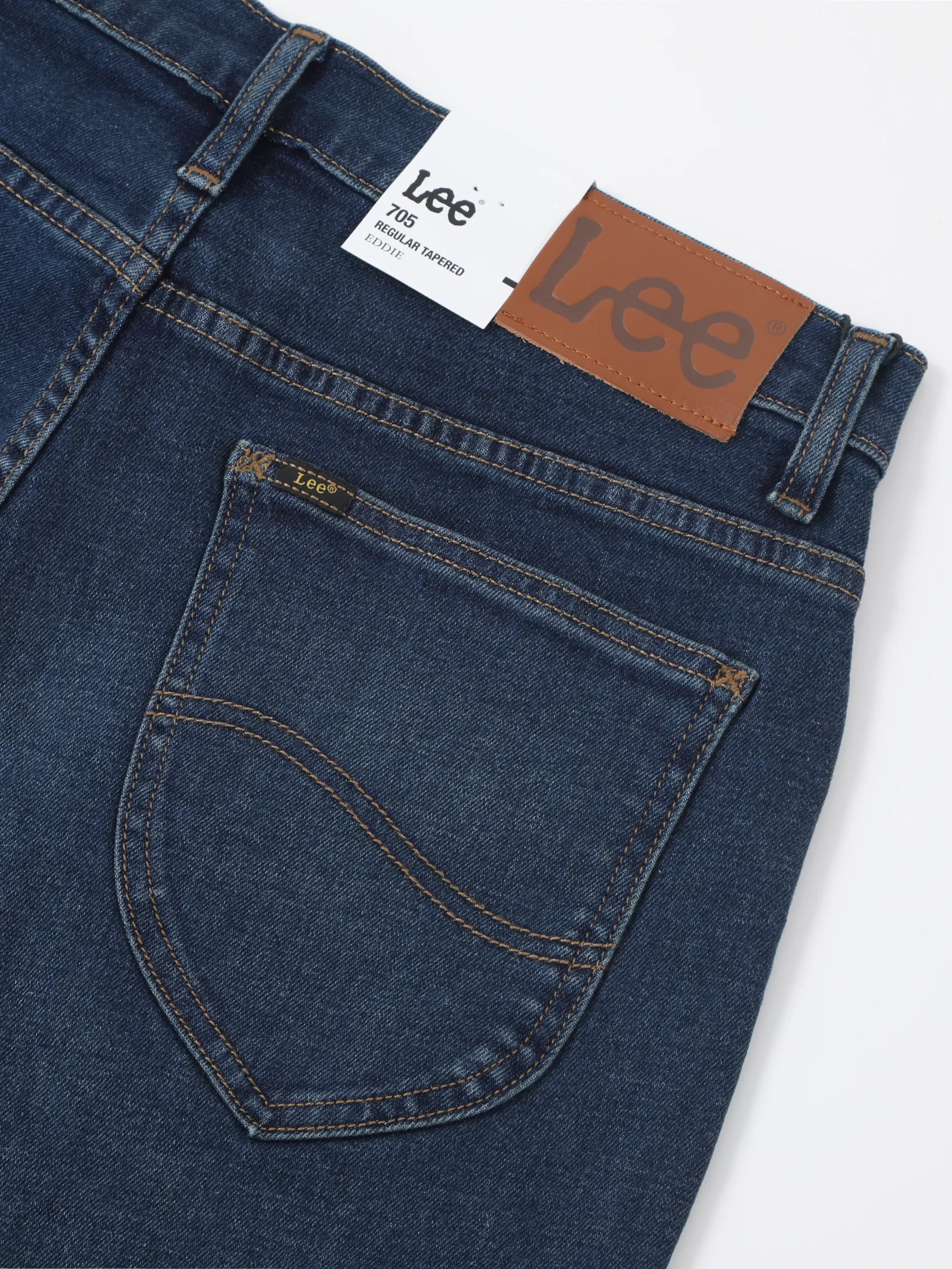 LEE Men s Jeans Mid Eddie Fit Mid Indigo
