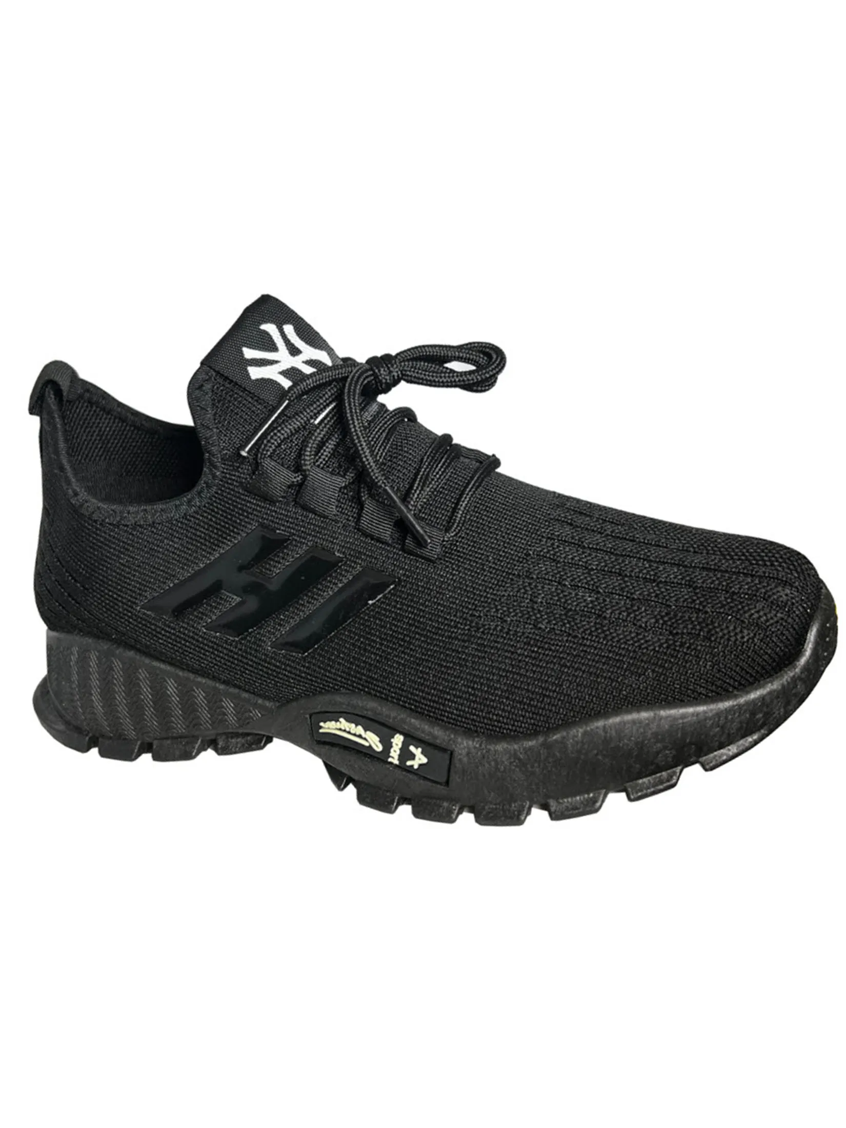 DAZZLING Dazzling suede leather sneakers soft sole versatile DZ-002-40-BK Black