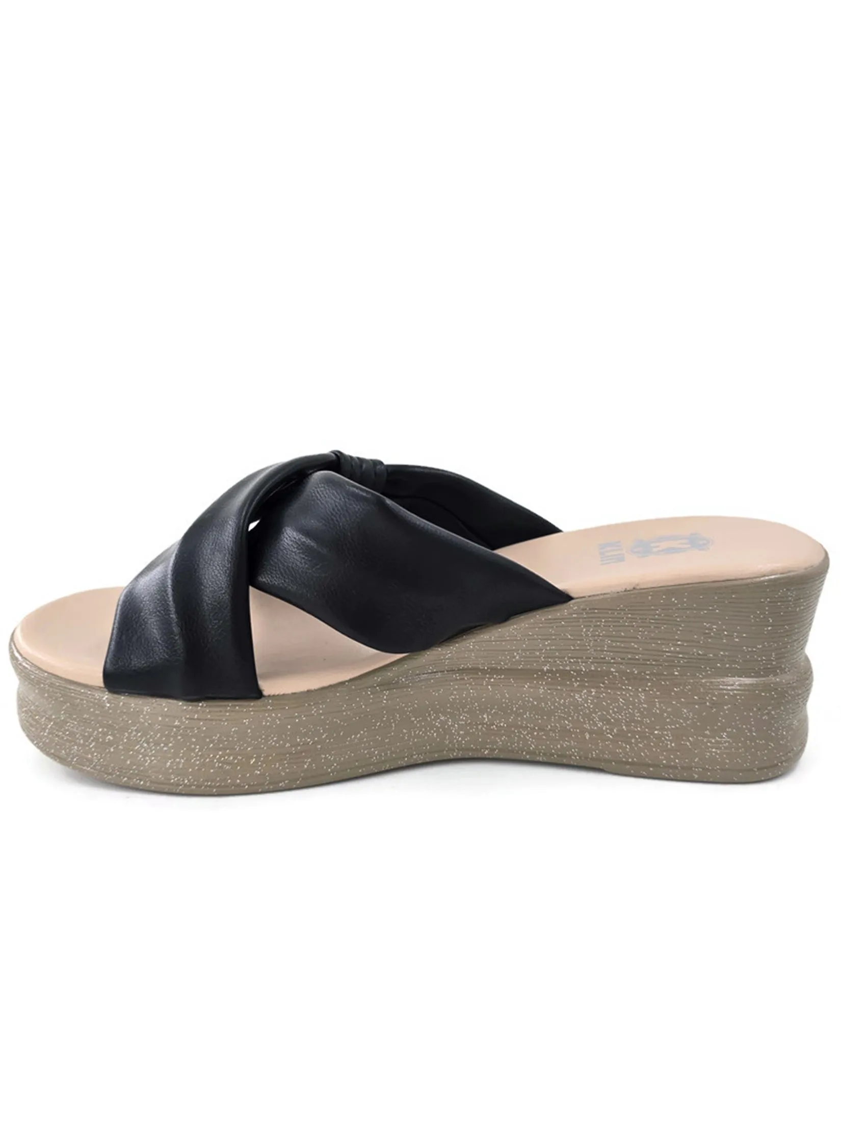 KLIN Woman Wedge Sandals Black