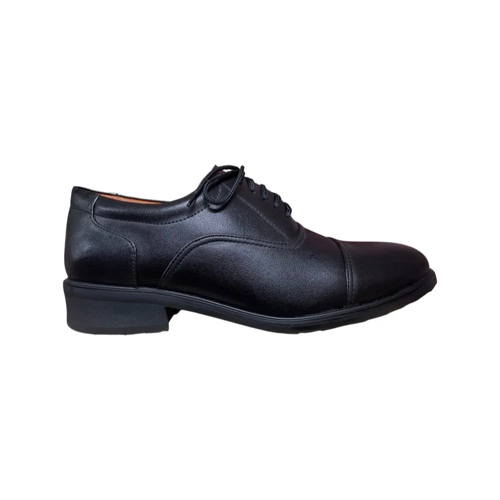 FREEWOOD SHOES leather biz laced B5839301-black