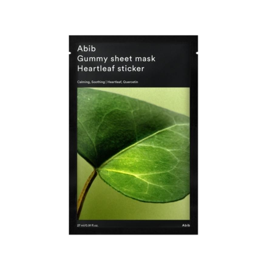 Abib Gummy Sheet Mask Heartleaf Sticker 1'S
