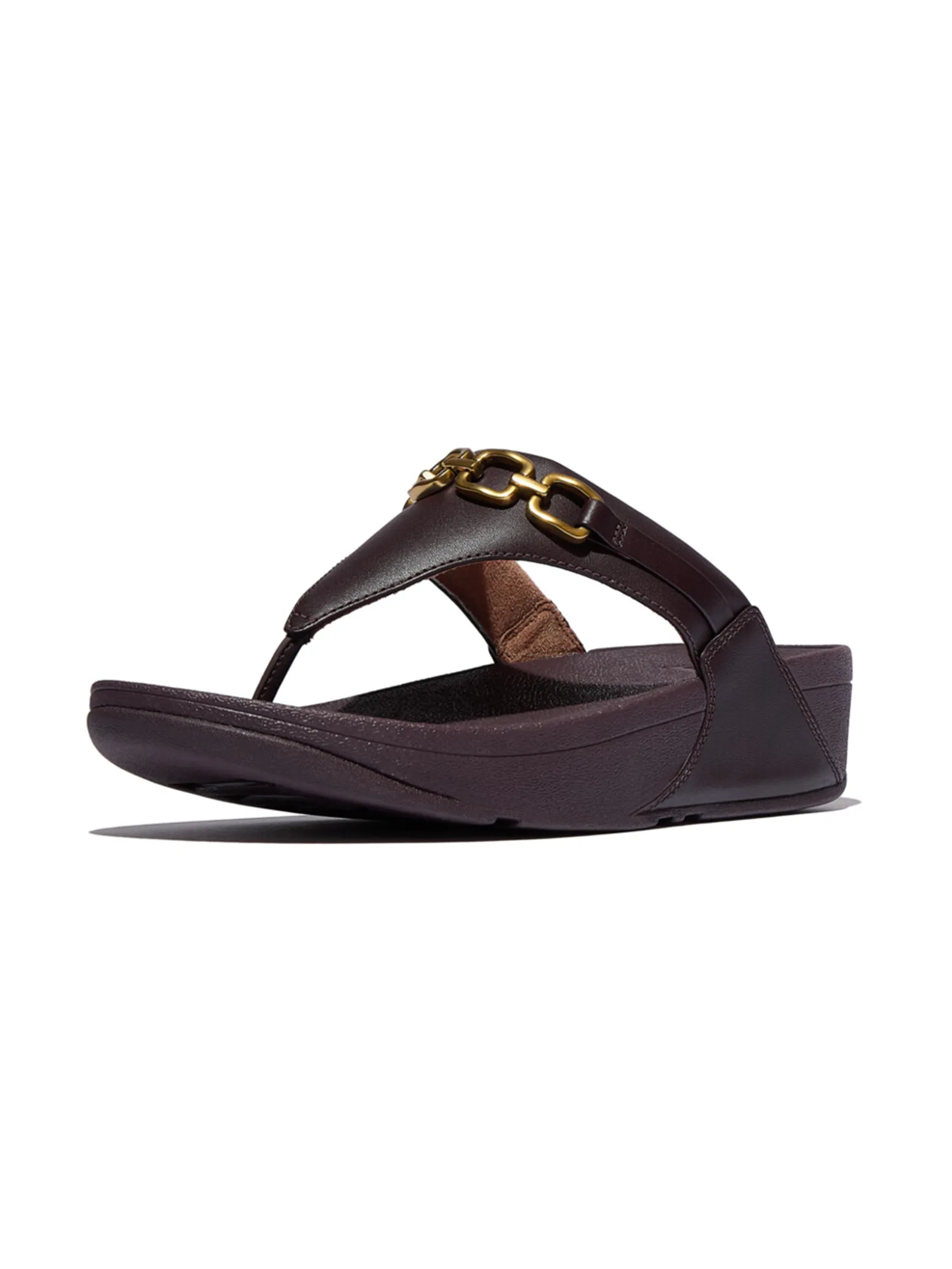 FitFlop™ WOMEN S LULU SQUARE-CHAIN TOE-POST PURPLE