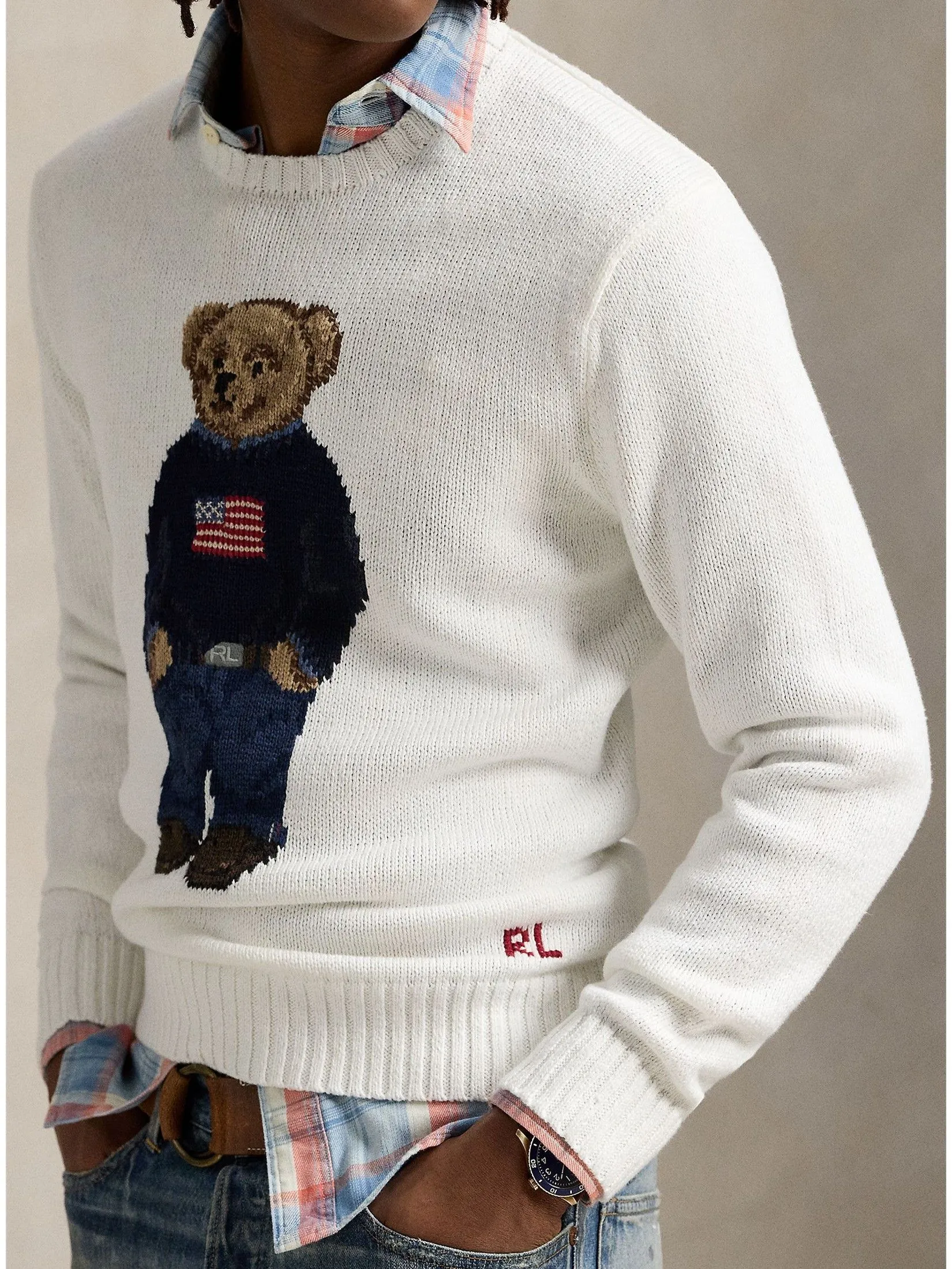 POLO RALPH LAUREN Pullover Men MNPOSWE16822243 White