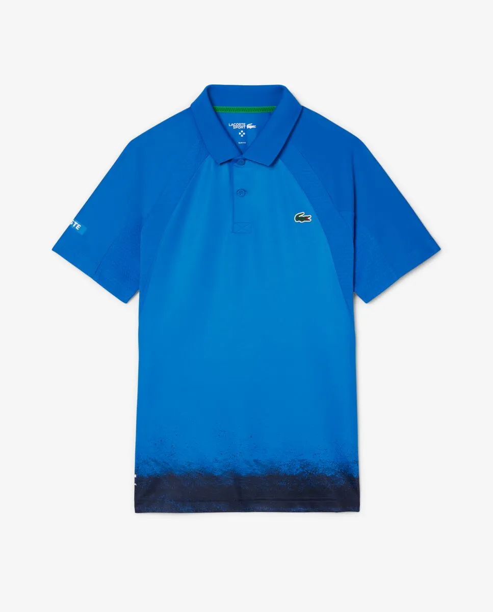 LACOSTE Lacoste Tennis x Daniil Medvedev Polo Shirt Blue