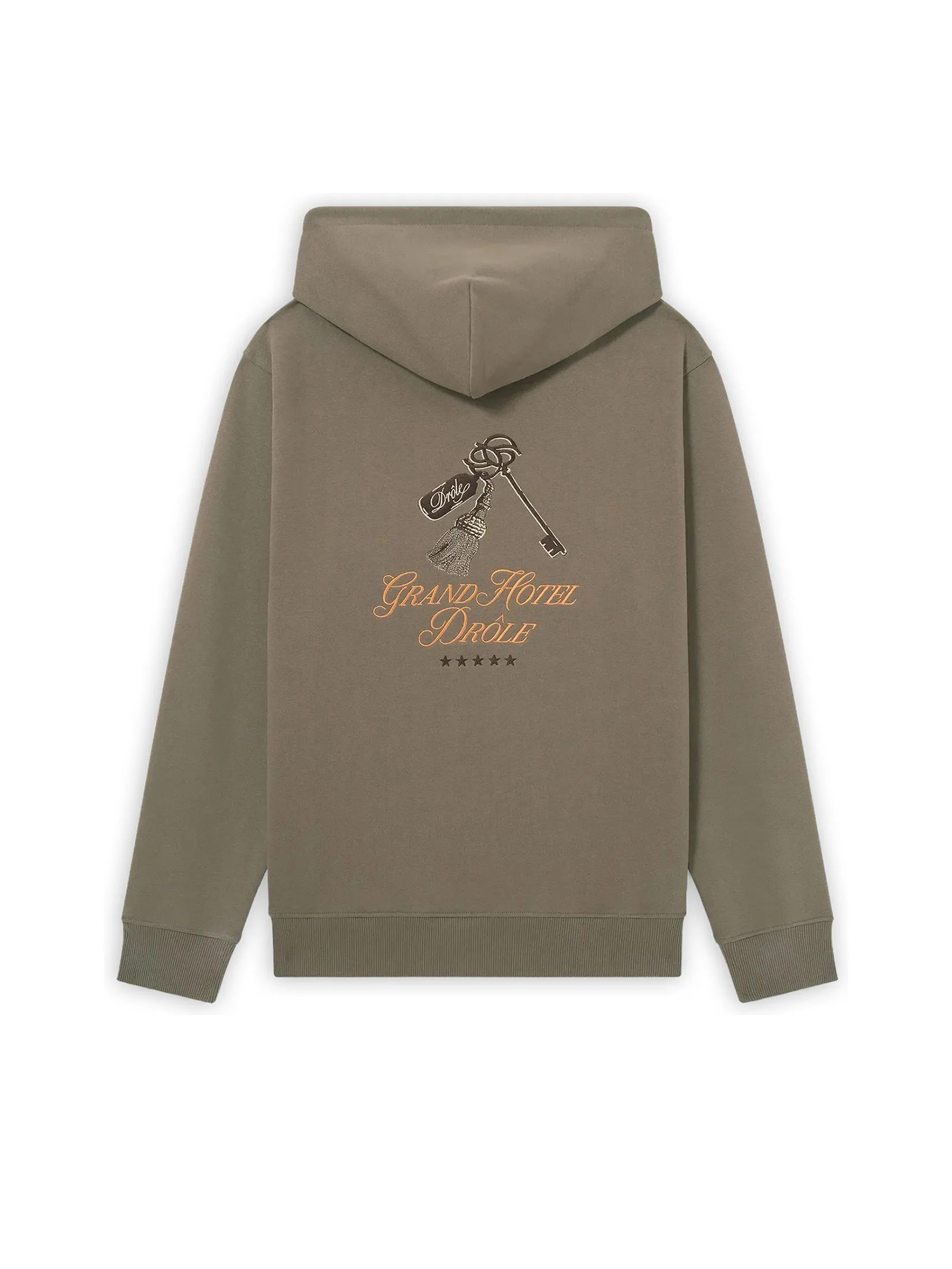 DROLE DE MONSIEUR Men Hoodie The Grand Hotel Grey